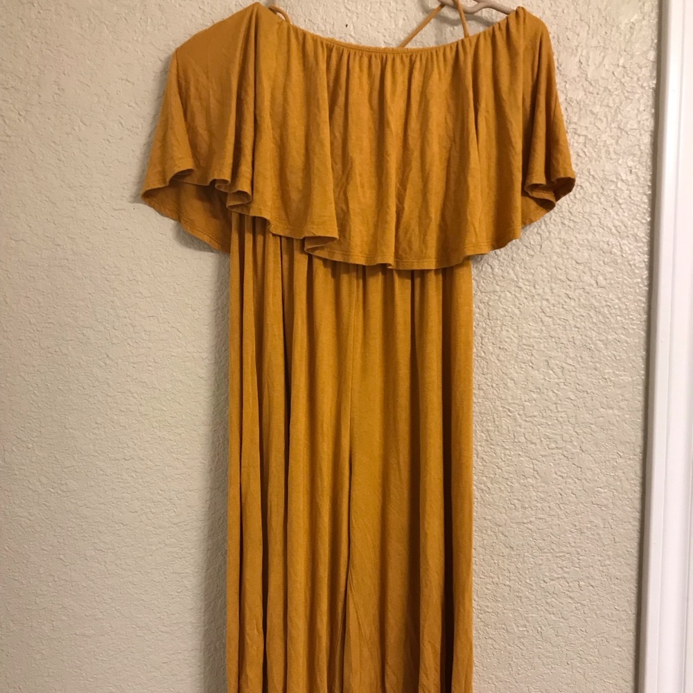 Mustard yellow jumpsuit